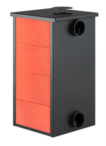 Печь-Камин ВЕЗУВИЙ ПК-01 (270) красн. 9 кВт (150 м3) Ø 115 мм