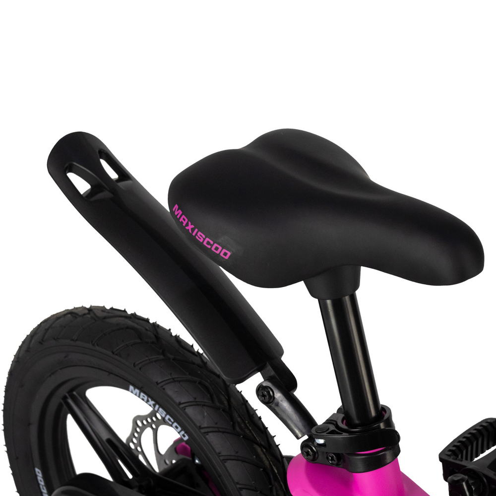 Велосипед 14" Maxiscoo SPACE Deluxe Plus, Ультра-розовый Матовый (2024)