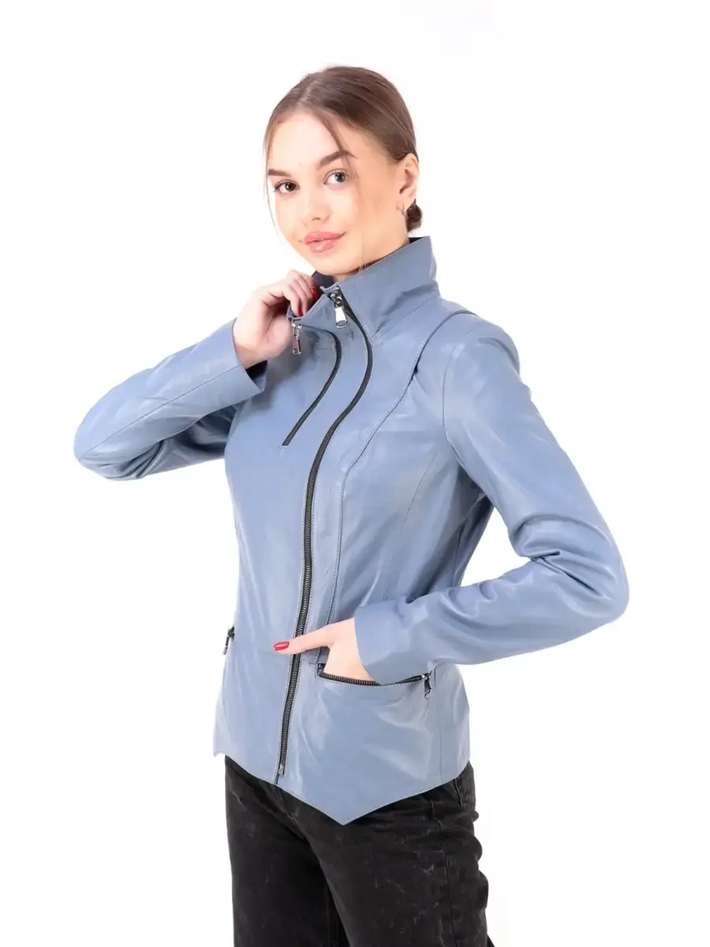 Куртка женская из натуральной кожи