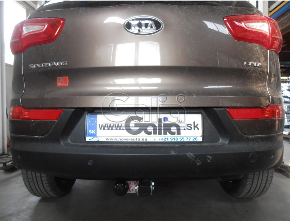 Фаркоп оцинкованный Galia H083C для Hyundai ix35 2010-2015, Kia Sportage 2010-2015(паспорт и сертификат в комплекте)(без электрики)
