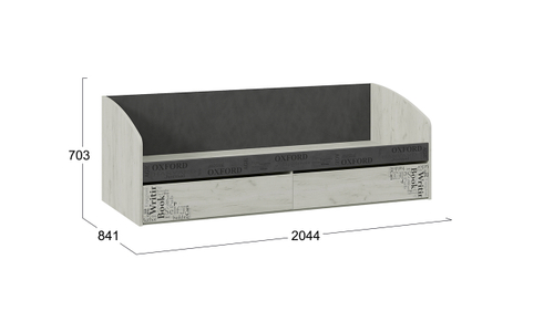 Кровать с 2 ящиками «Оксфорд-2»