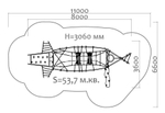 Спортивный комплекс Эко для уличной площадки