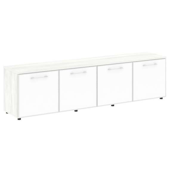 Yalta Тумба модульная LT.TS-4.6 white Снежная Патина/Стекло White 2188*450*580