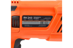 Перфоратор PATRIOT RH 243 SDS+, мощность 770 Вт, 2.6 Дж, 3 режима работы, макс.диаметр 24 мм, глубиномер, кейс 140301343