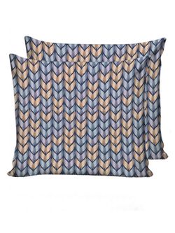 Наволочка комплект 2шт Сказка "Крупное вязание" 70х70 см, перкаль