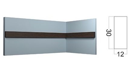 Молдинг Контур окрашенный, 30x12 мм