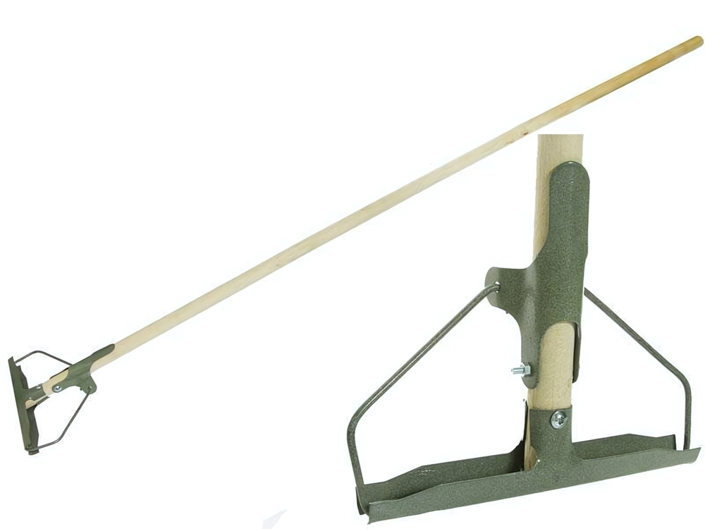 Тряпкодержатель металлический с деревянным черенком 200мм