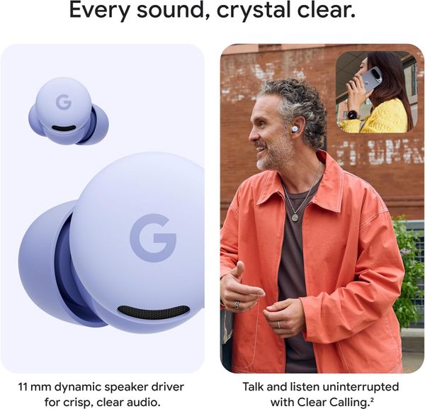 Беспроводные наушники Google Pixel Buds 2a, Серый туман | Fog