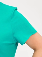 Футболка с баской оверсайз