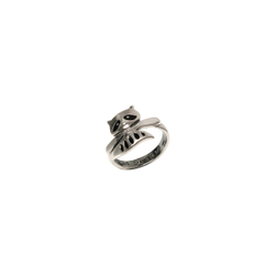 "Енот" кольцо в серебряном покрытии из коллекции "Ежи и Еноты" от Jenavi