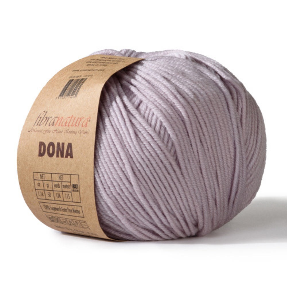 Пряжа Dona 50г, 115м, 100% меринос экстрафайн (цена за 1 шт)