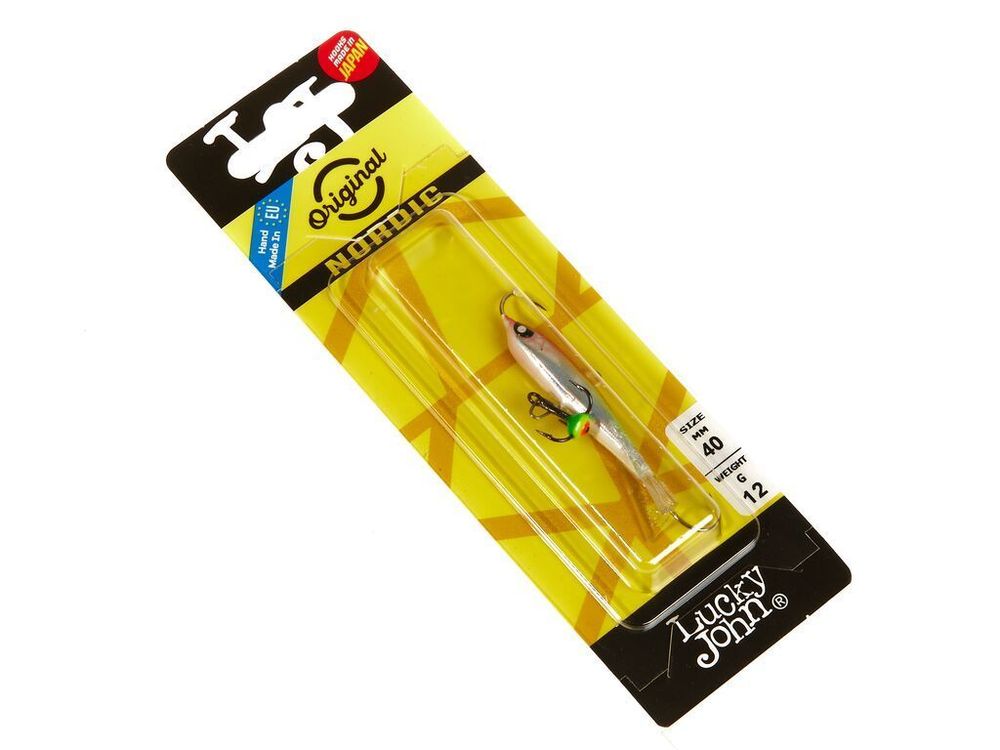 Балансир LUCKY JOHN Nordic 4 (+тройник), 40 мм, цвет 02H