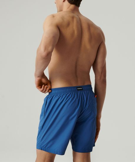 Шорты пляжные мужские (1шт) Atlantic KMB-223, полиэстер, голубой