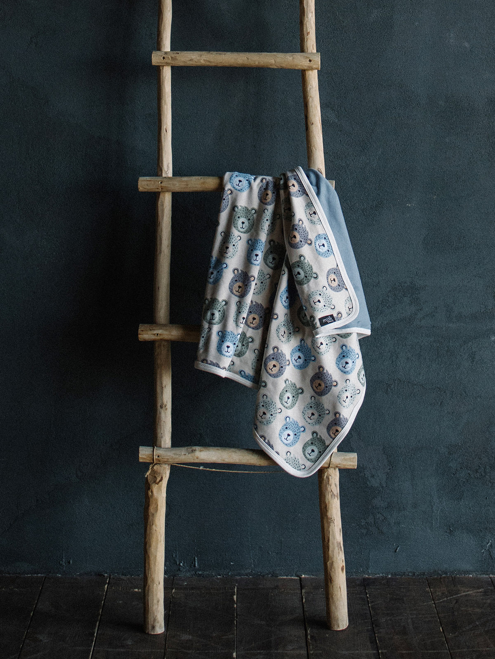 Двусторонний плед Mjölk Grizzly Bears, уценка