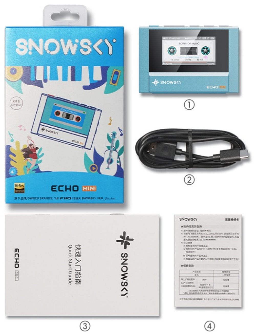 Hi-fi-плеер Fiio SNOWSKY ECHO mini