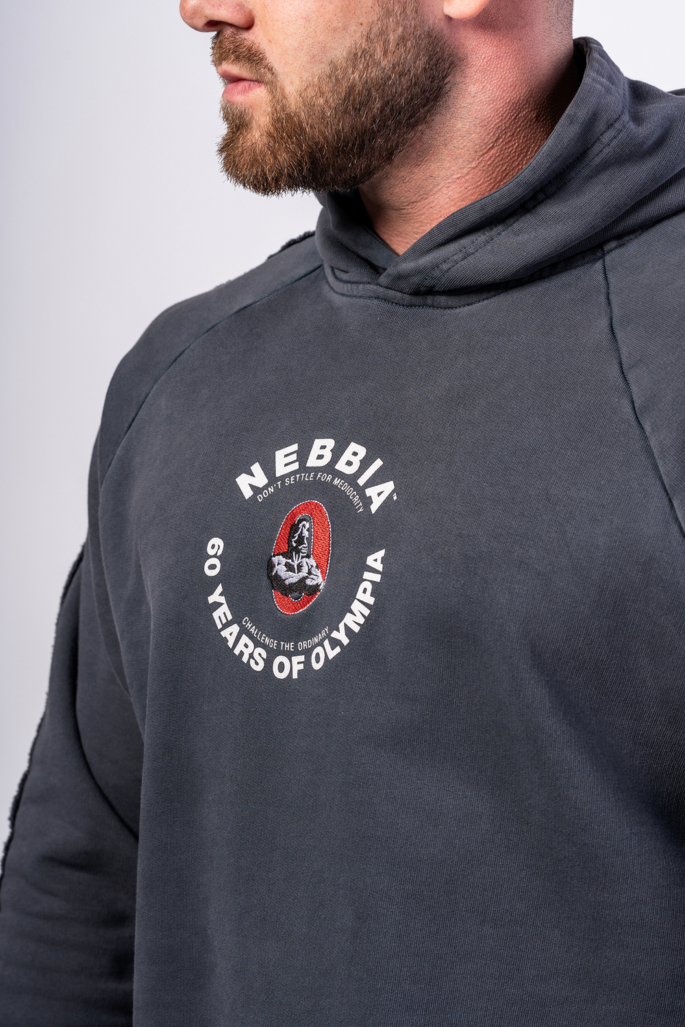 Толстовка Washed Hoodie HERITAGE 793 Темно Серая