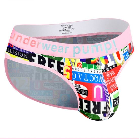 Мужские трусы брифы розовые PUMP! MP2123-22