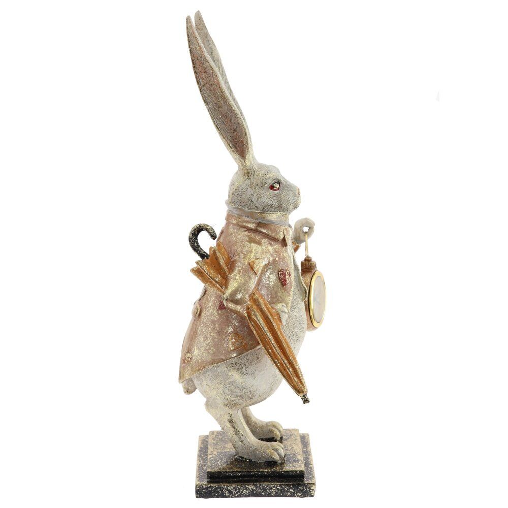 GAEM Фигурка декоративная "Кролик" с часами (LR44x1), L15 W12 H37,5 см