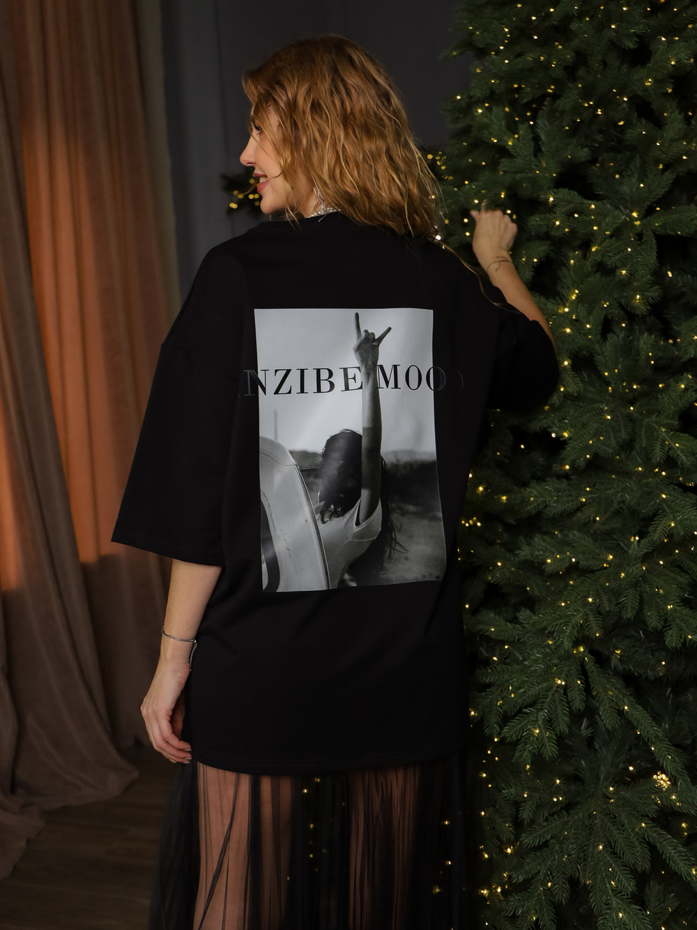 Футболка MOOD, черная