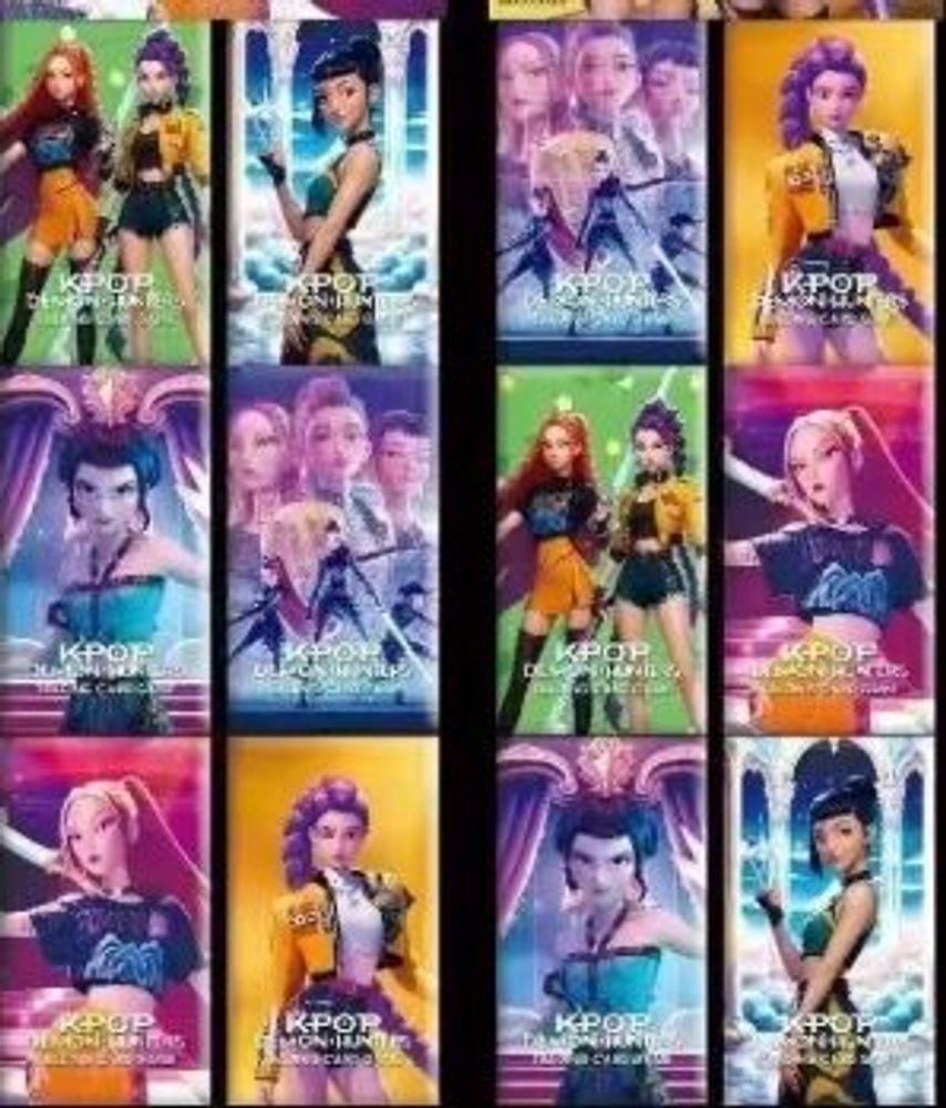 Коллекционные карточки "K-pop Demon Hunters" тип:1