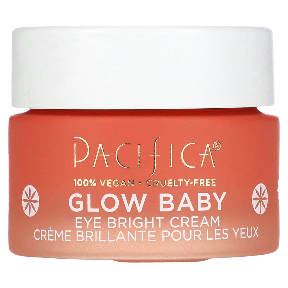 Pacifica, Glow Baby, крем для кожи вокруг глаз, без отдушек, 15 мл (0,5 жидк. унц.)