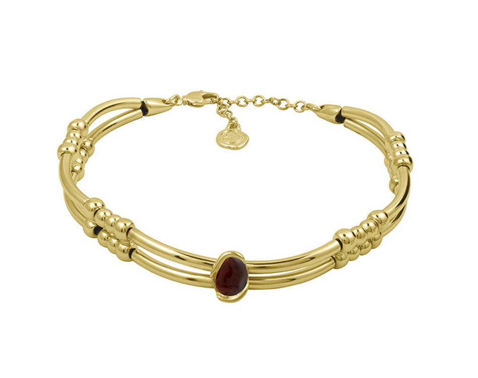 Колье Ciclon DAILA MARRON B230810-02 R/G