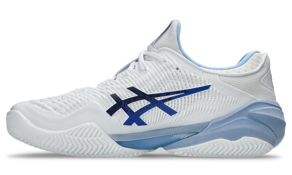 Теннисные кроссовки Asics Court FF 3 Novak Clay - white/tuna blue