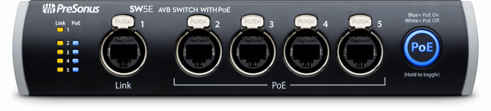 Presonus SW5E AVB Switch with PoE
