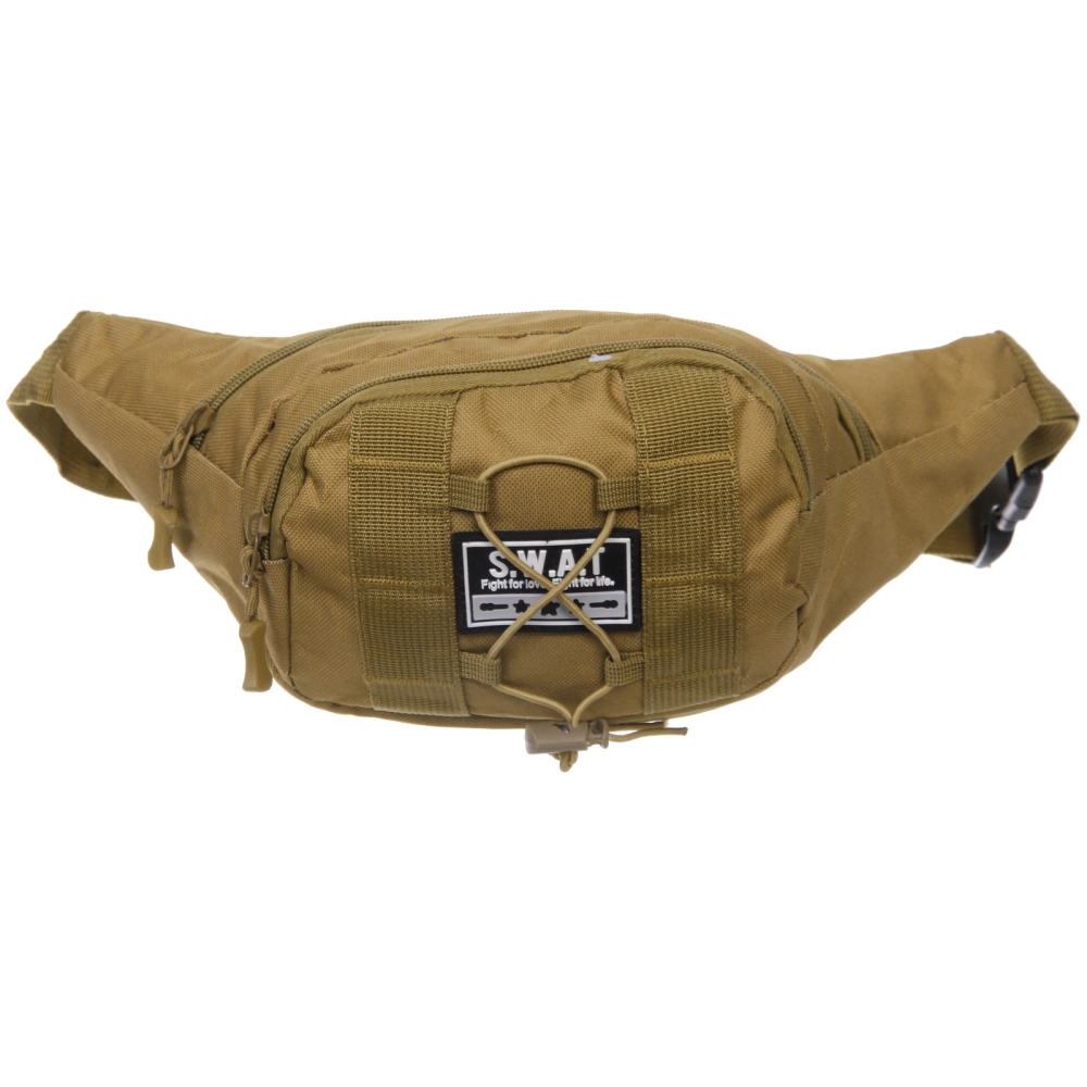Сумка на пояс «Sport leader - Viking»,три кармана, цвет песочный, 32*16*6см