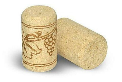 Пробка корковая винная d22,8 h34,8