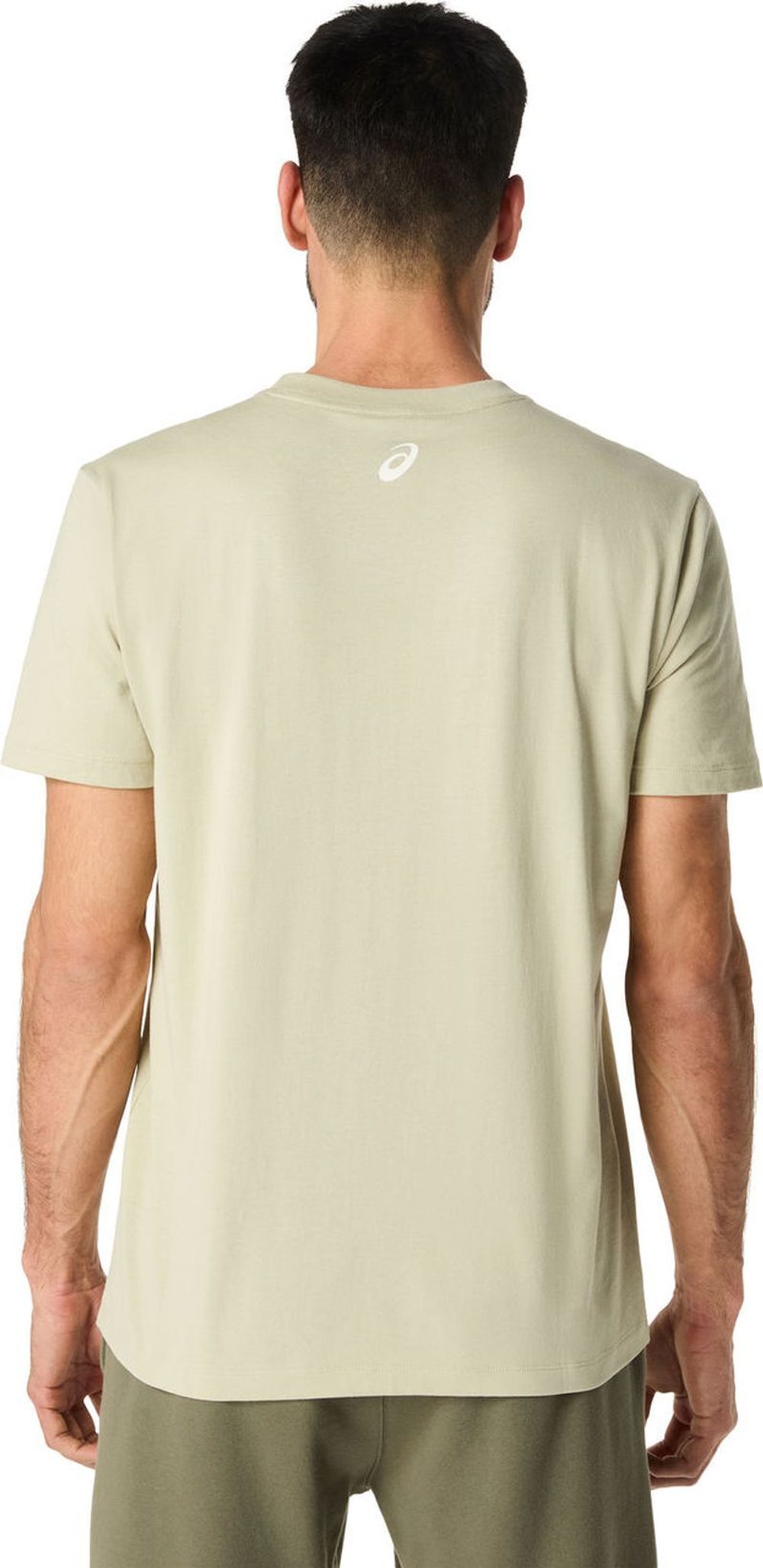 Теннисная футболка Asics Logo Short Sleeve - khaki