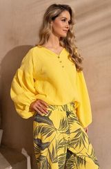 Комплект блуза с брюками Mia-Amore 5226 "Tenerife" желтый