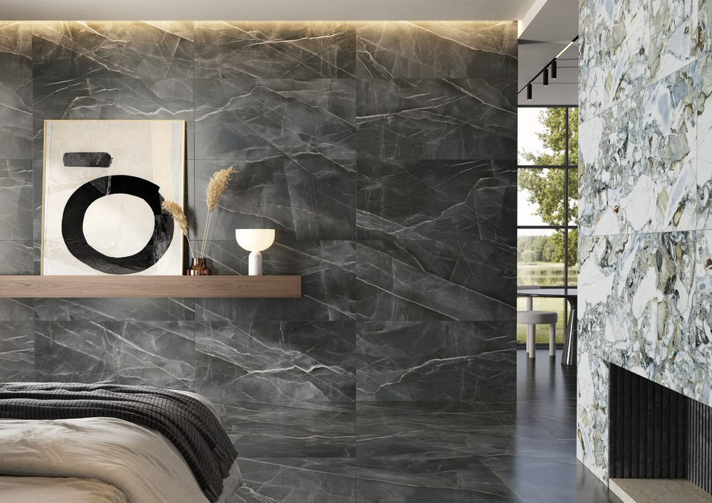 60x60 CityMarble Калакатта Блэк Лаппато R9