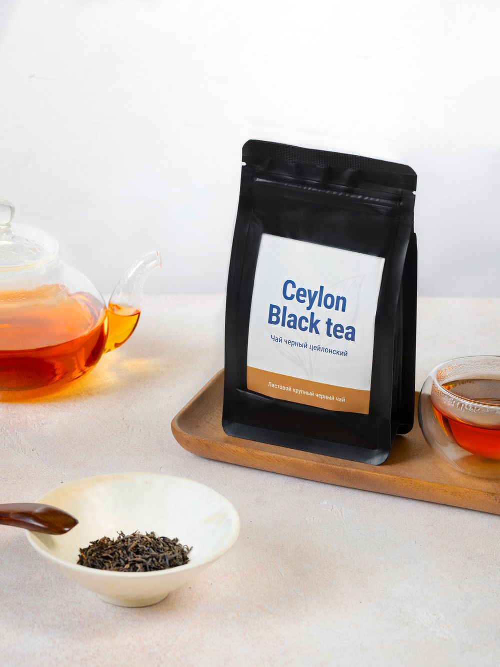 Чай черный - Цейлон крупнолистовой, стандарт - OP - пакет 100 гр