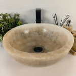 Раковина из оникса Bowl Yellow BO-64725 45*45*17 0200