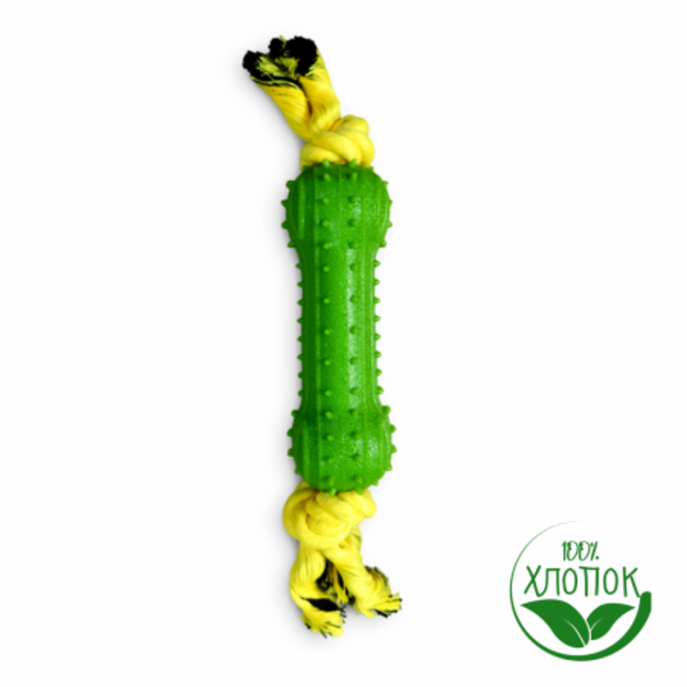 Веревочная игрушка с костью для домашних животных 30см ЧК HLTP19517