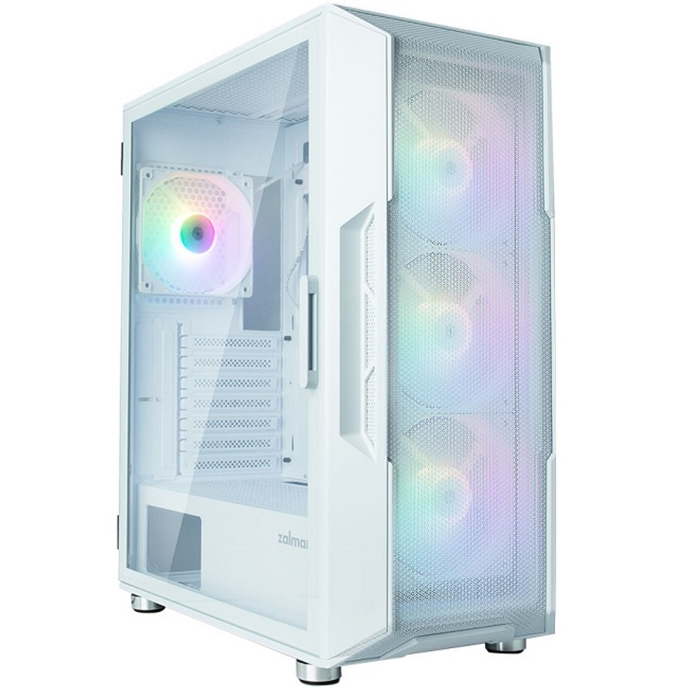 Корпус Midi-Tower Zalman i3 NEO White, RGB-подсветка, ATX, белый