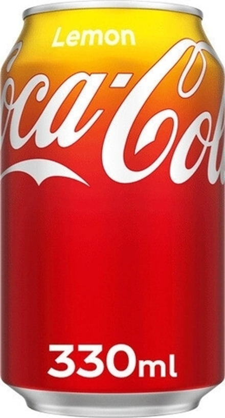 Газированный напиток Кока-Кола Лимон / Coca-Cola Lemon (Великобритания) 0.33 - банка