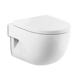 Унитаз подвесной Roca Meridian-N + сиденье быстросъемное микролифт, белый 7346248000/00079238