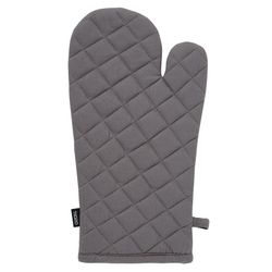 Прихватка-варежка из хлопка серого цвета из коллекции Essential, 33х17,5 см