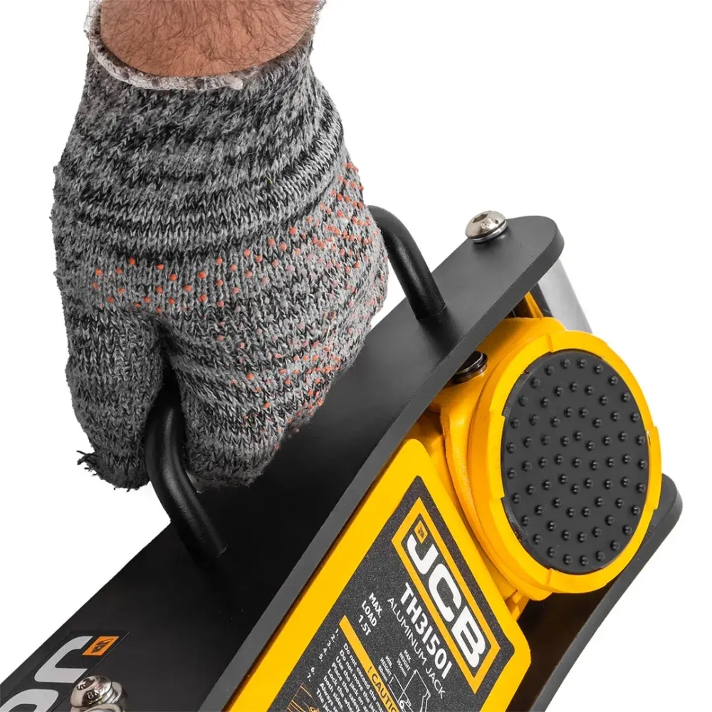 Домкрат подкатной гидравлический 1.5т (h min 80мм, h max 355мм) JCB JCB-TH31501