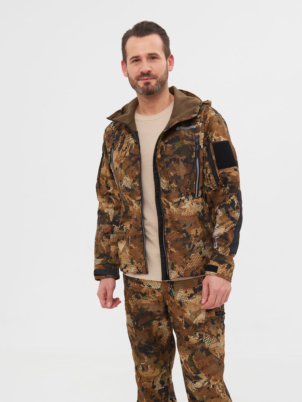 Костюм демисезонный Камелот ткань Softshell цвет Питон Костюм демисезонный Камелот ткань Softshell цвет Питон