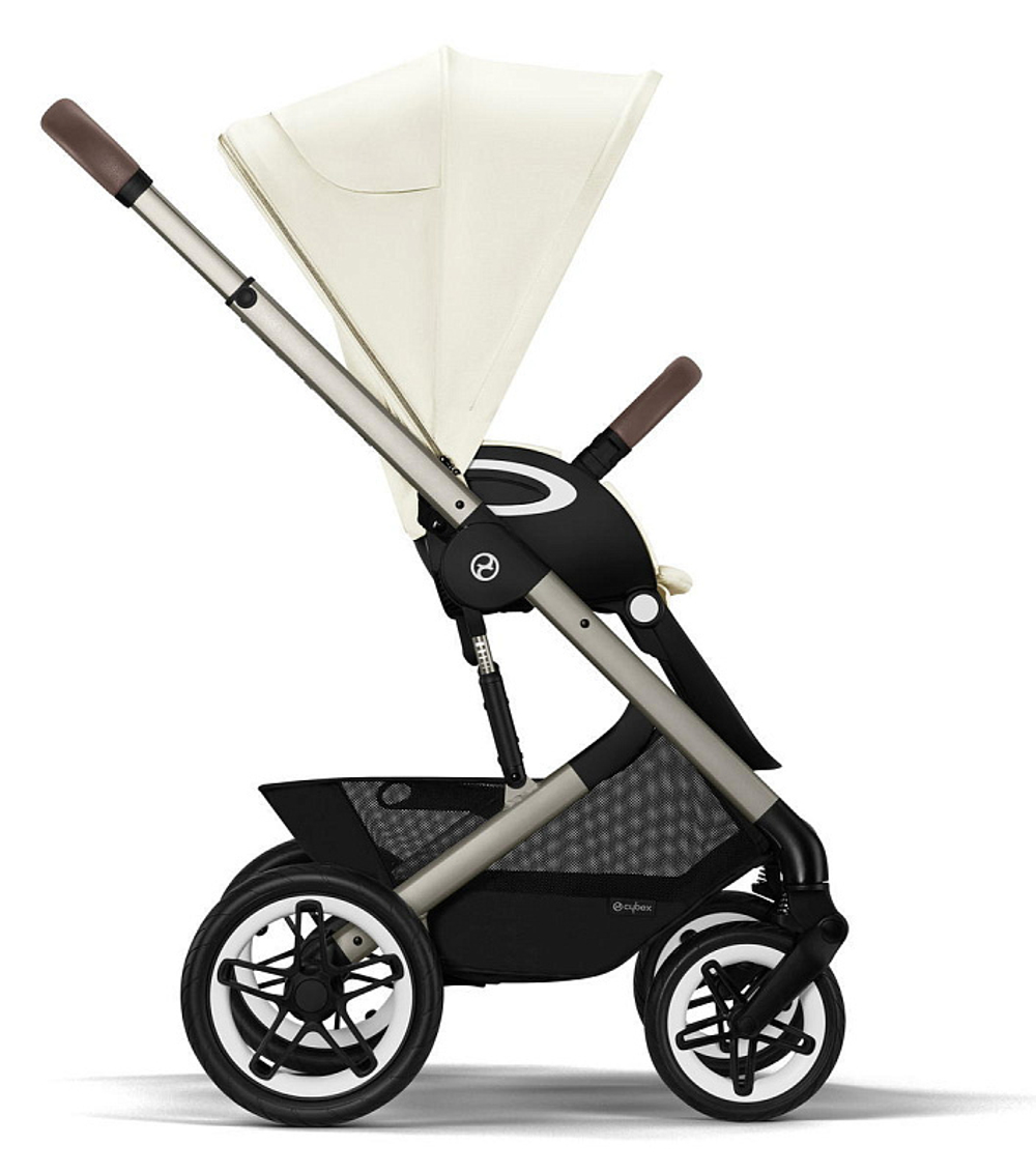 Прогулочная коляска Cybex Talos S Lux TPE Seashell Beige с дождевиком