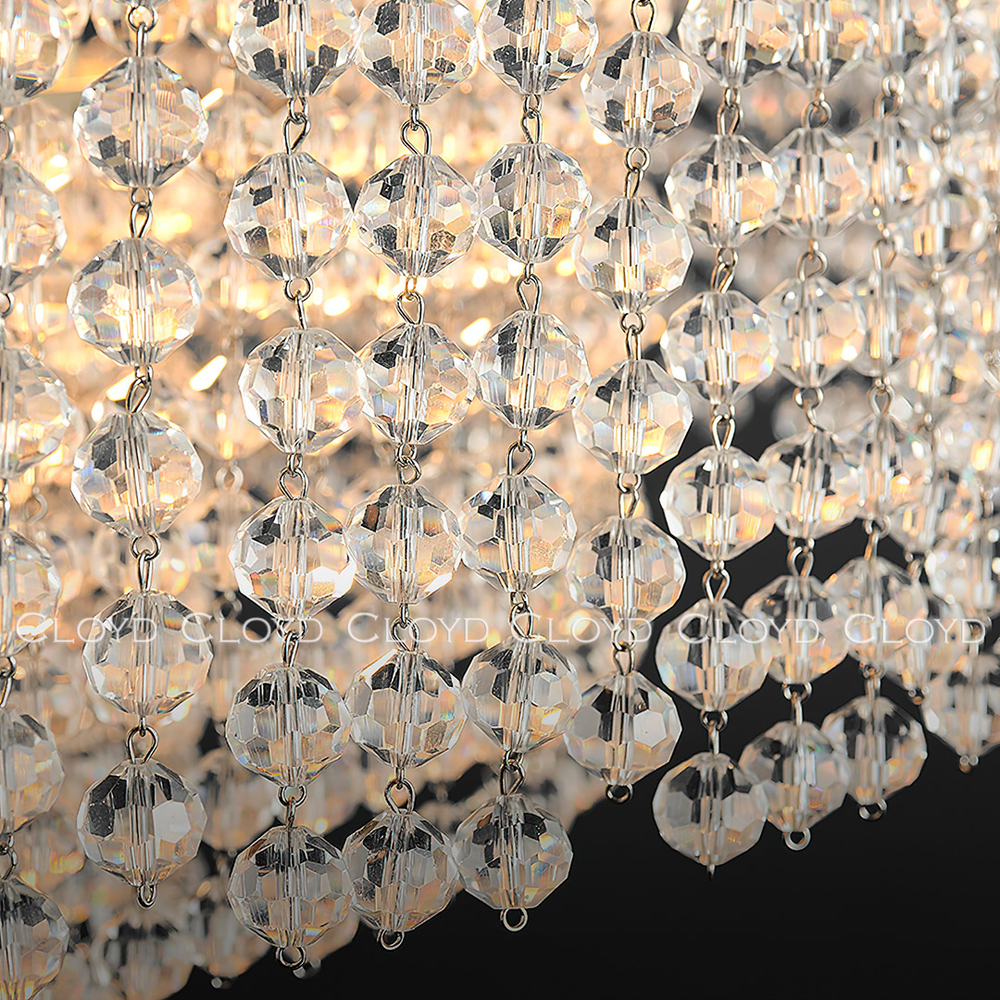 Люстра Cloyd WITTE C6 / Ø60 см - серебро мат. (арт.11534)