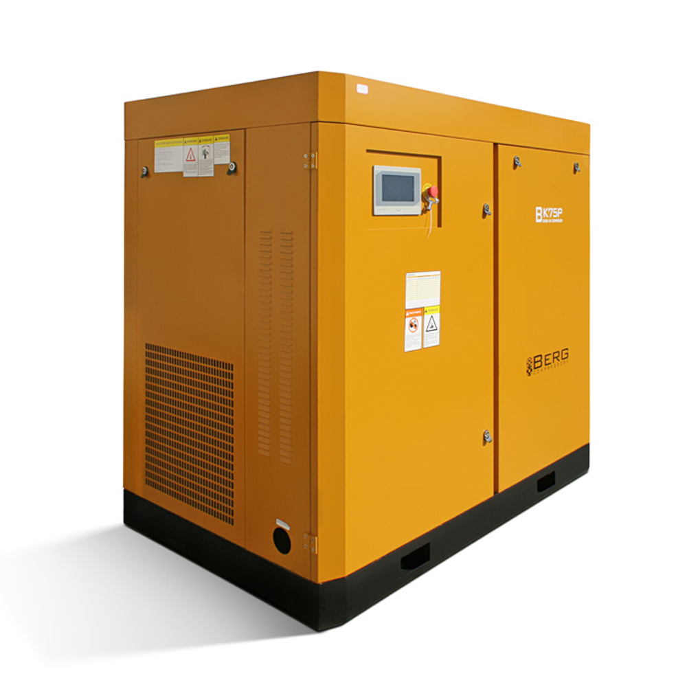 Винтовой компрессор berg вк-75р ip54 12 бар