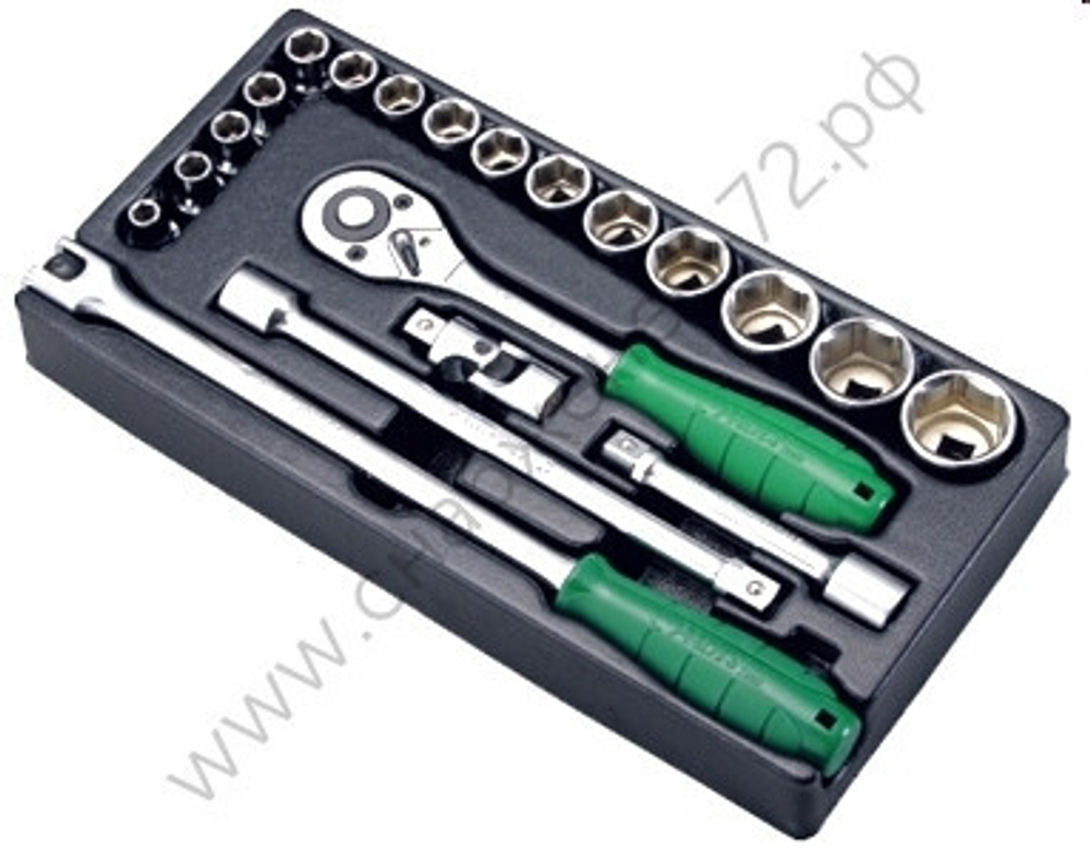 Набор головок 1/2" Hans в ложементе, TT-16F