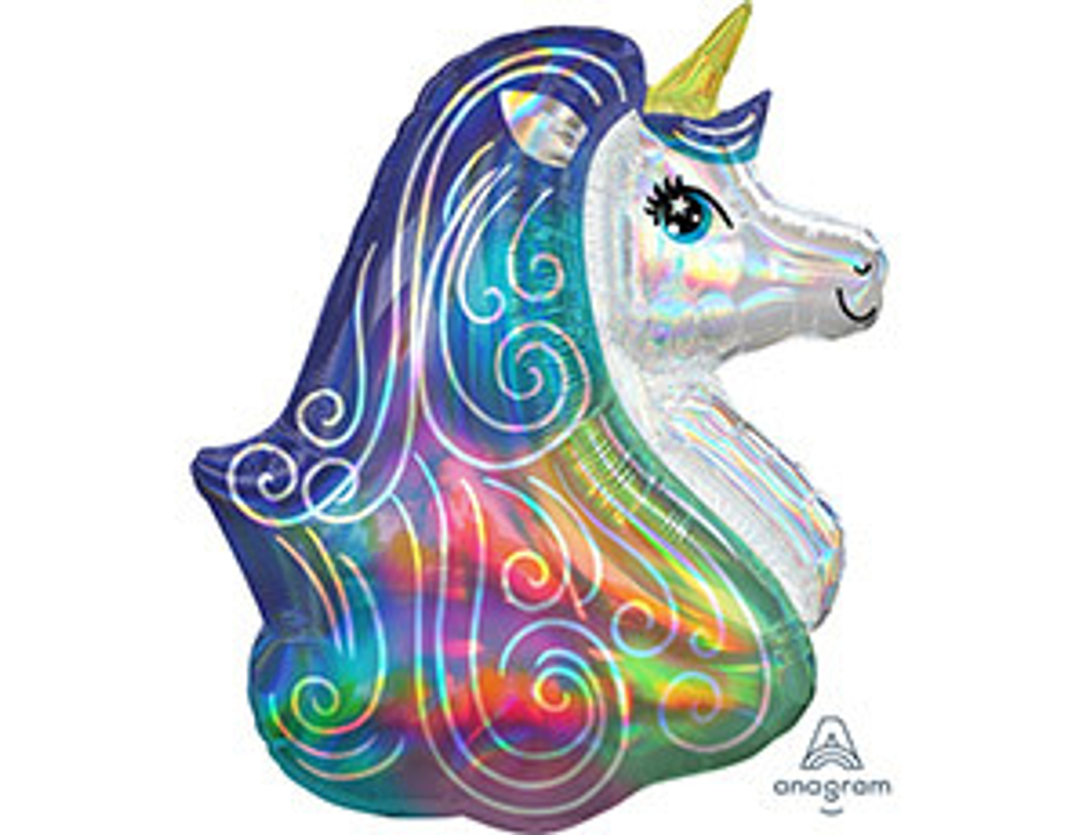 А ФИГУРА/P40 Единорог переливы перламутр