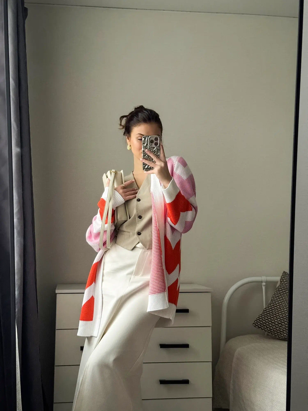 Кардиган с планкой