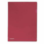 Папка-уголок inФОРМАТ А4 пластик 180 мкм красн.