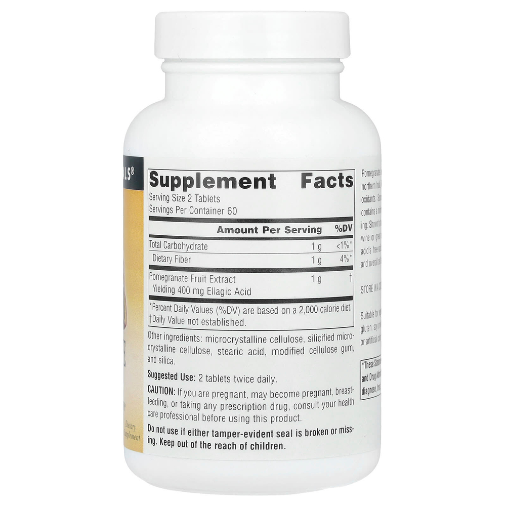Source Naturals, Экстракт граната, 500 мг, 120 таблеток